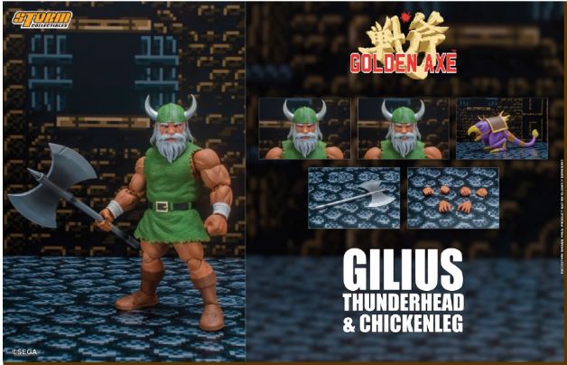 Storm Collectibles Gilius Thunderhead & Chicken Leg #SGGX#04