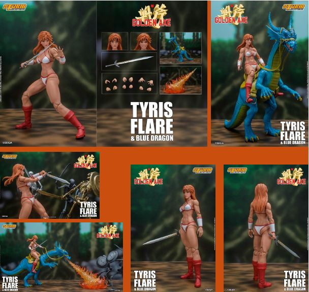 Storm Collectibles TYRIS FLARE & BLUE DRAGON